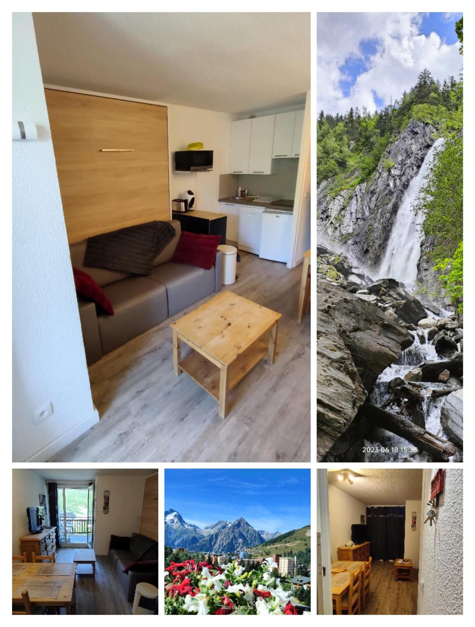 Studio Cabine 4 Pers Les2Alpes 21M² Les Deux Alpes Extérieur photo